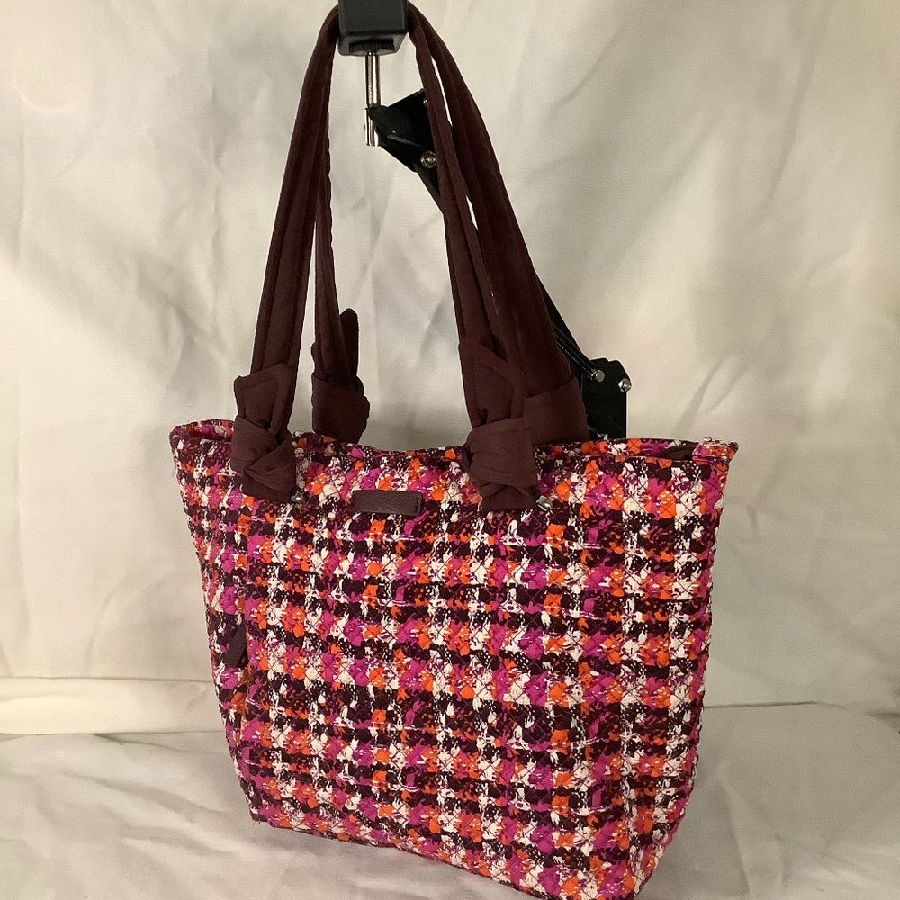 Vera Bradley Hadley EW Tote Houndstooth Tweed